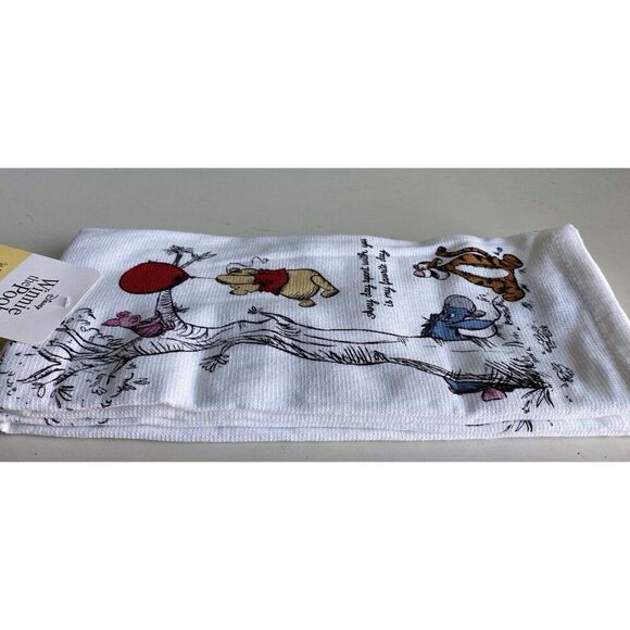 2 Pk Disney Winnie The Pooh Kitchen Towels A Day Spent With You Is My Favorite - Picture 7 of 11